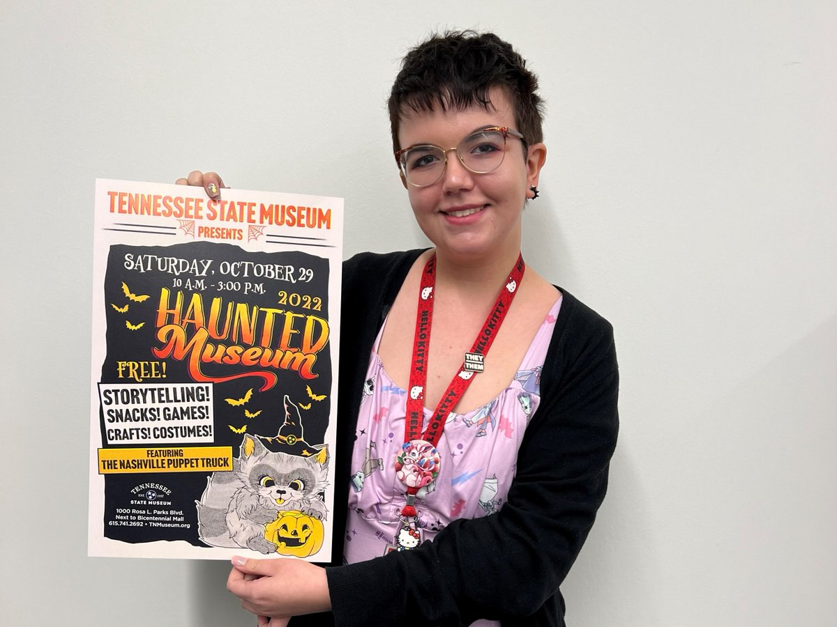 tnstatemuseum's tweet image. We are proud to be a recipient of three Tennessee Association of Museums (TAM) Awards of Excellence for 2022:
🏆: Temporary Exhibition: #PaintingTheSmokies
🏆: Special Event: Juneteenth Celebration at the Tennessee State Museum
🏆: Publication – Flat Paper: Haunted Museum Poster