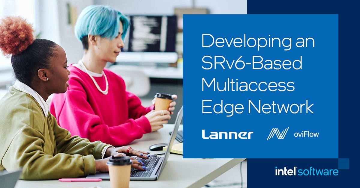 inteldevs's tweet photo. When a tier 1 comms service provider needed a SRv6 solution that allowed for high flexibility and strong security, they turned to #IntelBuilders @LannerInc and @NoviFlowInc (and Intel #XeonScalable CPUs). Learn more about the solution here. https://t.co/Zm7dAl2nMI #NetworkEdge https://t.co/vP2MybwDQH