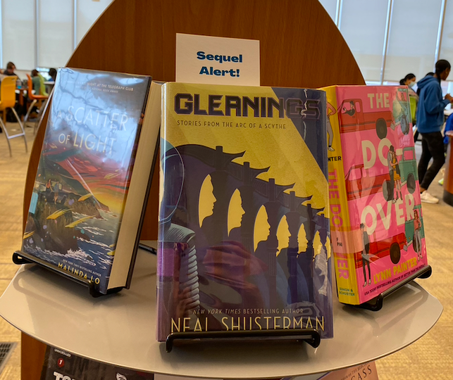 We have new books in the library, many of which are sequels to popular series! Stop in and see what we have. We can't wait to see you!