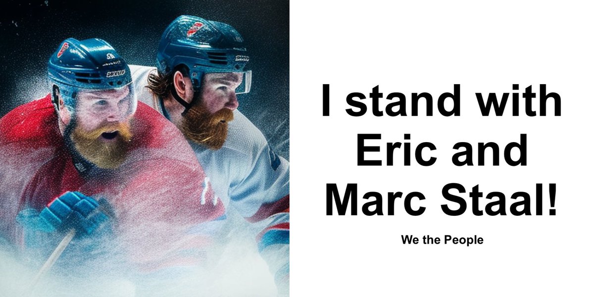 SatireSquadHQ's tweet photo. @dave_macattack @Robrt_McMillan More like a list of hero’s 🏆Forcing anyone to support anything they don’t believe in is just plain wrong.  #NHL #pride #ericstaal #marcstaal https://t.co/ifMzGRVTiO