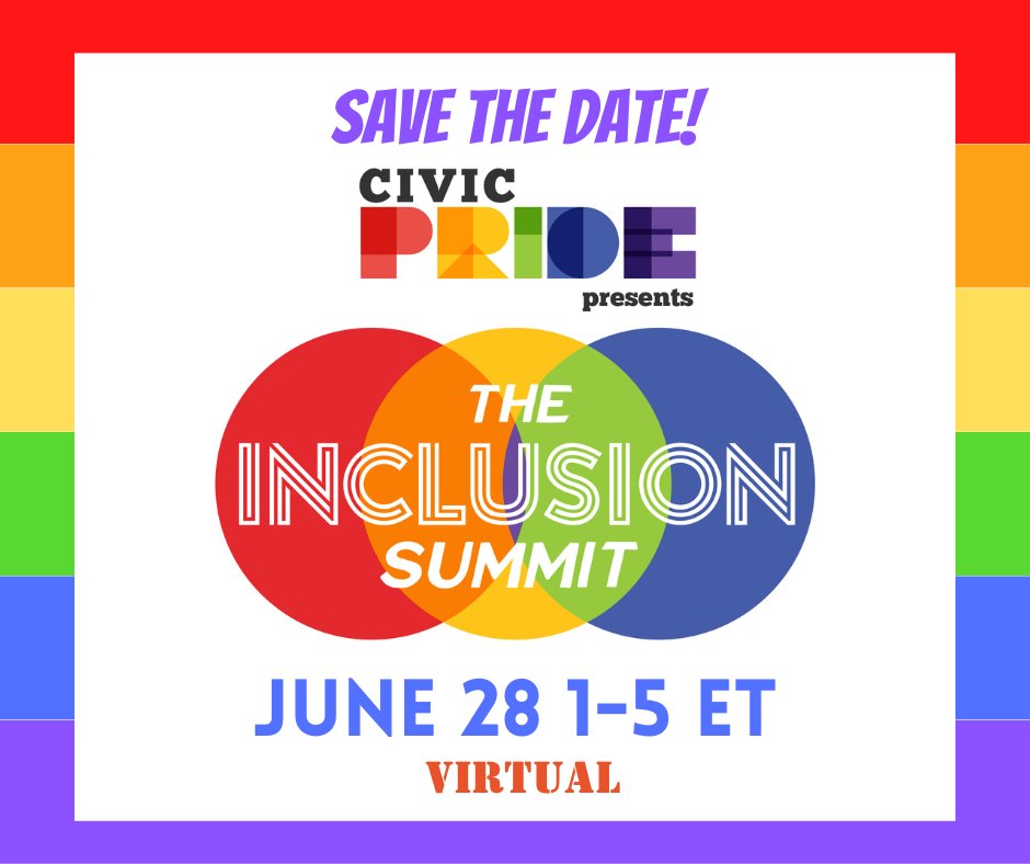 Save the Date! Our third annual Inclusion Summit will be from 1-5pm ET on Wednesday, June 28th. This year’s Summit will focus on the discrimination transgender and nonbinary individuals are facing across the country, and what actions municipal leaders can take to make an impact.