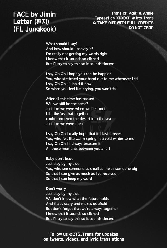 BTS Translations / Bangtansubs on X: [KOR/ENG LYRICS] Alone by Jimin  @BTS_twt #BTS #방탄소년단 #Jimin #Jimin_FACE 🔗    / X