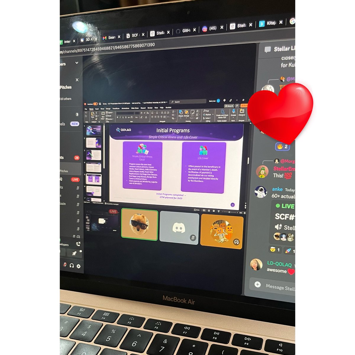 doorydor's tweet image. what a great and glad having #StellarCommunityFund and first time ever finally spoke with @anke_g_liu 😊 thankful for Stellar Family to let QolaQ in!