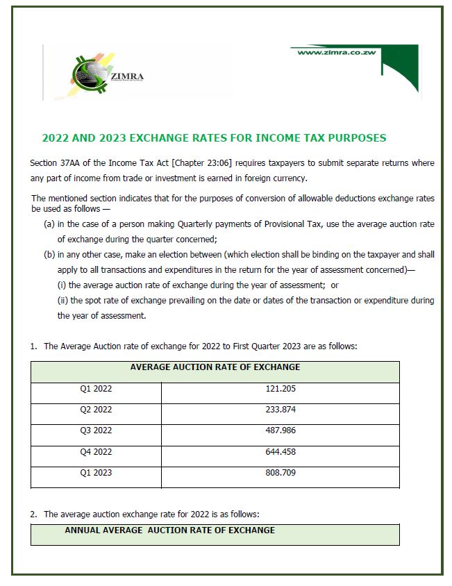 Zimra_11's tweet photo. Updated Public Notice 20 of 2023 -2022 and 2023 Exchange rates for income tax purposes
https://t.co/Ci4h1vcRZy https://t.co/uLB0K7ASnE