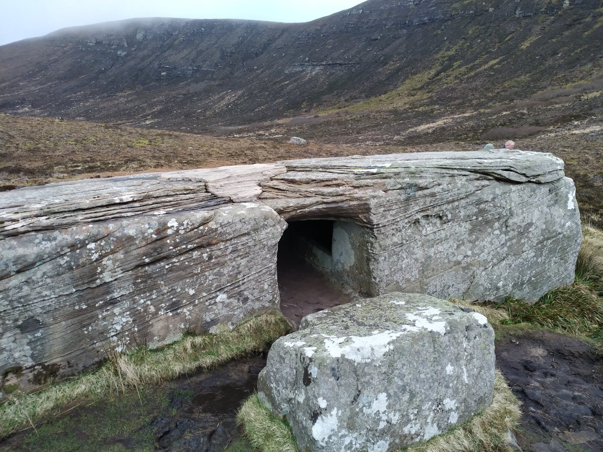 Delighted to be at the #SIRFA meeting in Orkney, and to tick off a visit to the Dwarfie Stane on Hoy!