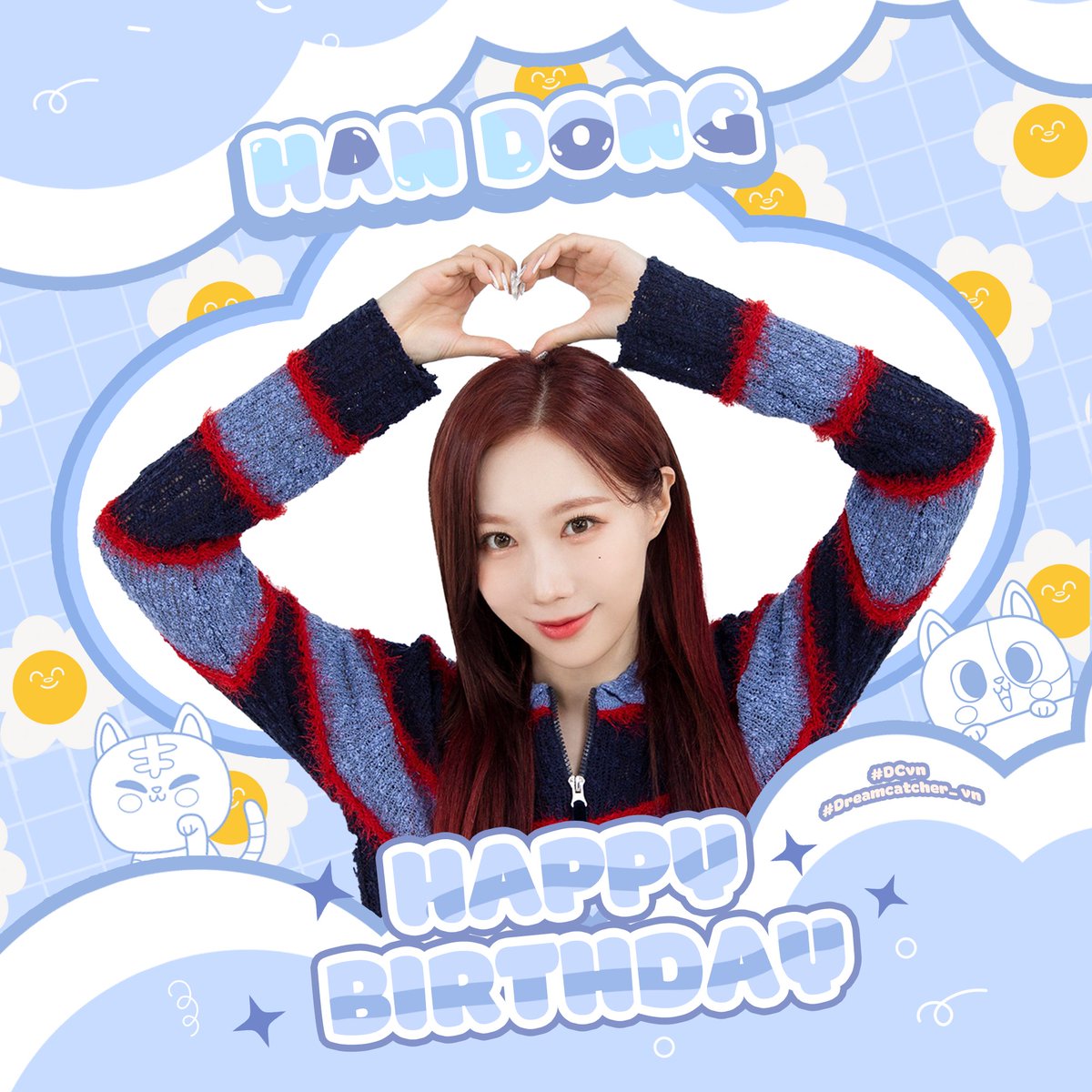 Happy Handong Day! ❄️🎀🤍🌸
Happy Birthday to our dearest Handong, you’ve always made us laugh with funniest jokes, and loved us throughout the years!💝🪄
We wish everything you want can be accomplished, all wishes will come true to you💟🐱
🫧Our Charming Dongie🫧
#FairyDongieDay