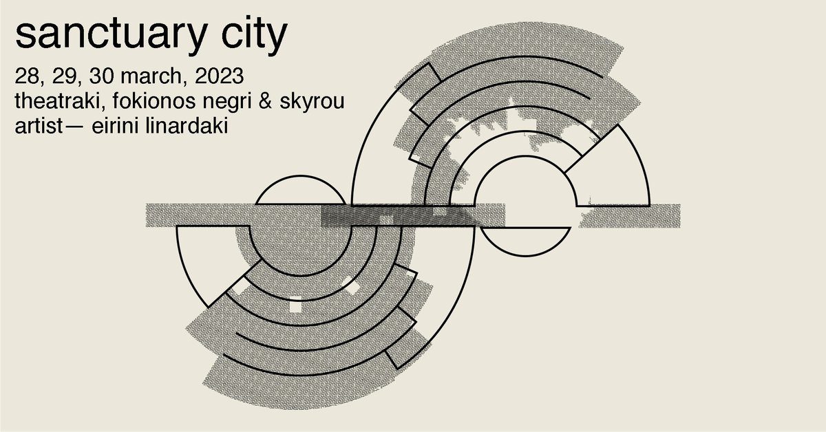 linarisot's tweet image. Sanctuary City

A work by Eirini Linardaki in the public space of Kypseli
Curated by Almir Koldzic and Niovi Zarampouka-Chatzimanou 

“Theatraki” (Fokionos Negri &amp;amp; Skyrou St, Kypseli, Athens)
March 28–30, 2023