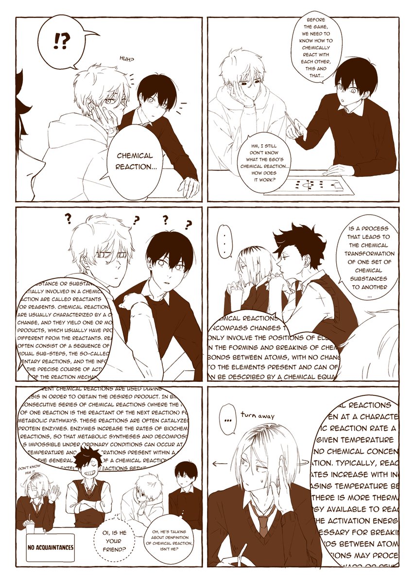 Chemical reaction #ハイキュー #ブルーロック