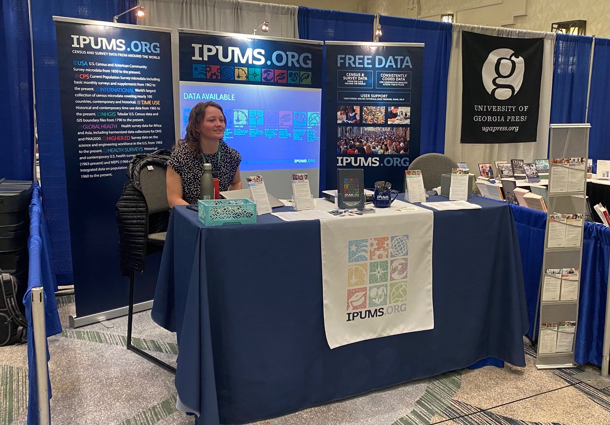 👋 Hello geographers!

In Denver for #AAG2023? Come talk data with us at the exhibit hall!

We’ll be happy to answer questions about anything <a href="/nhgis/">IPUMS NHGIS</a> or <a href="/ipums/">IPUMS</a>.