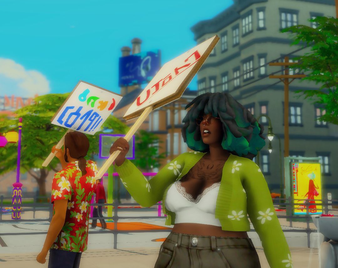 altciee's tweet photo. Hi I’m Rae. I’m not new to the sims community but I did recently move accounts and made this post in hopes to find some moots and variety gamers to follow and maybe befriend . Can the community fairy bite me so this post will be seen please ✨🌈 https://t.co/mUkMsvy3w8