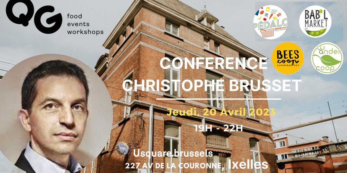 Christophe Brusset, ancien responsable de l'agro-industrie devenu lanceur d'alertes sera ce 20 avril à #Bruxelles  pour dévoiler les multiples dérives dont il a été complice. 👇  #malbouffe 
facebook.com/events/6045902… #christophebrusset