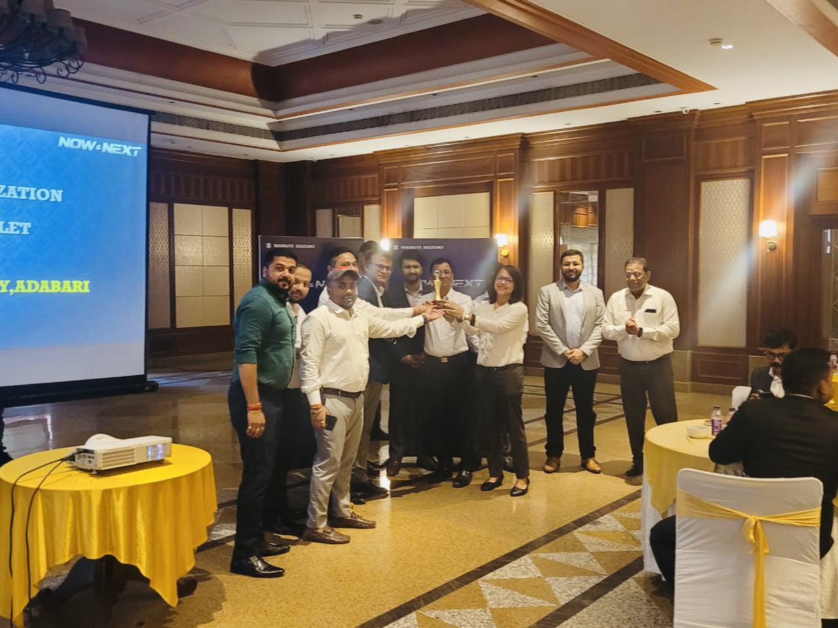 BAPIDEY404040's tweet photo. "@Maruti_Corp Service Business Meet - 2023 " https://t.co/AmJC1mwSBW