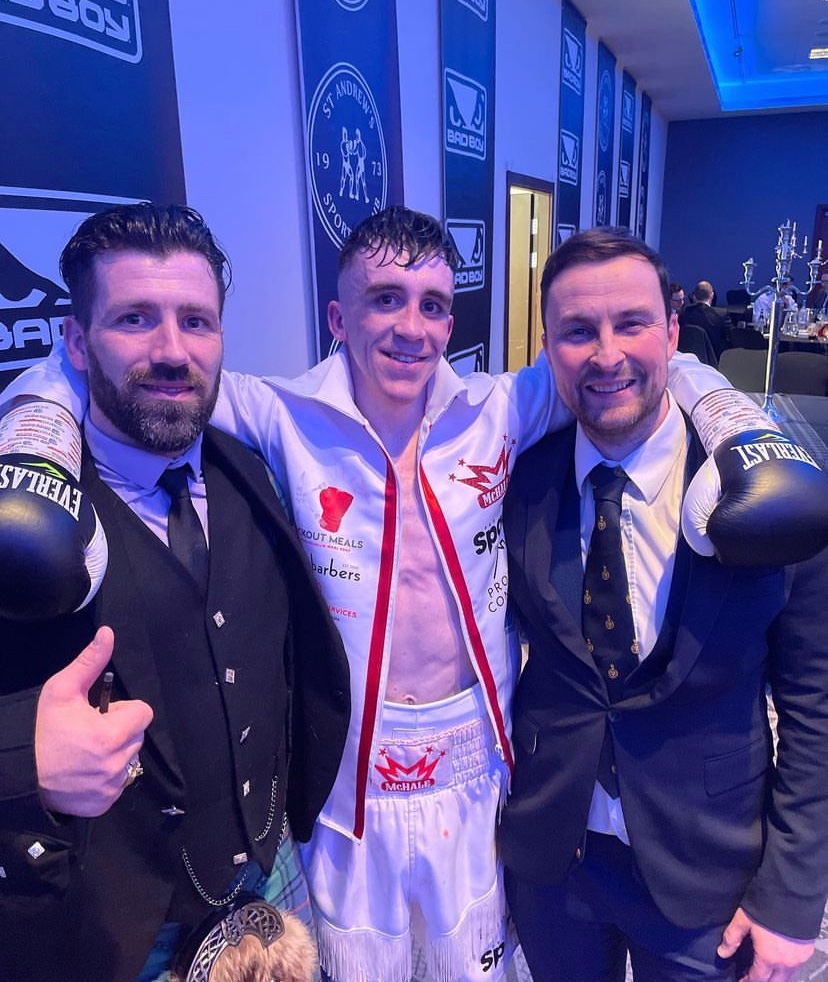 tradestraining1's tweet photo. Well done Matty!! outstanding performance last night winning his 2nd professional fight. He just keeps getting better 🥊🔥🔥🔥🔥
#boxingscotland #teammatty🥊 https://t.co/EFCCaOJ1Zg