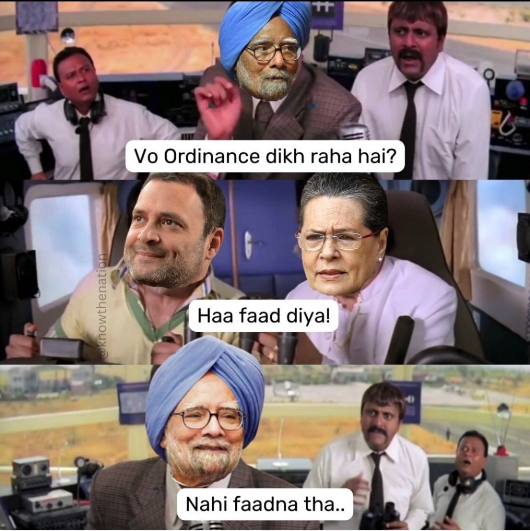 Nehamathpal2's tweet photo. Meanwhile Manmohan singh ji..khatm tata byee byee gya😅#RahulGandhi
#BREAKING 
#Democracy https://t.co/xzelDUXZ4Y