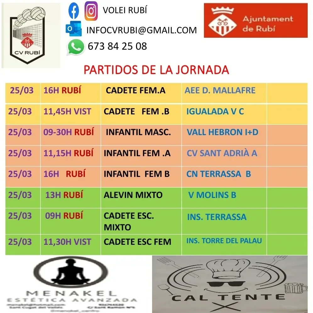 Club Voleibol Rubí tweet media