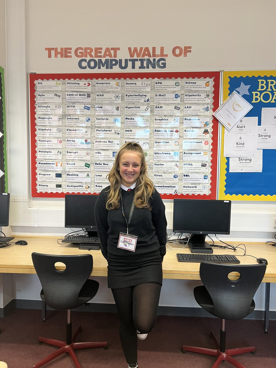 MrsFlanaganComp's tweet photo. Well done to today’s class expert Eilidh 👏🏼 #ambition #girlsinSTEM @StJoAcad https://t.co/dO4Cp4HpV2