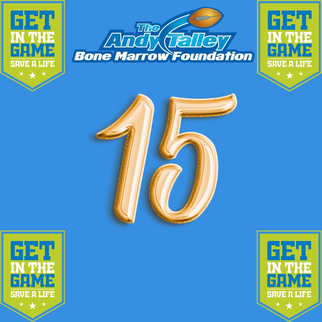 This #getinthegame season is a very special one. We're celebrating 1️⃣5️⃣ Years of saving lives! Starting with 9 schools, we now have over 250 @ncaafootball teams that have swabbed their cheeks for @bethematch. How many schools can we add this season? 🏈 #Footballfriday