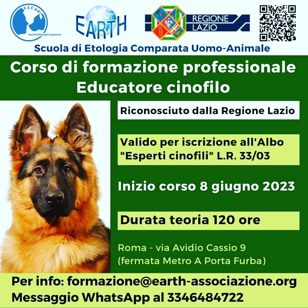 EARTHass's tweet photo. CORSO IN PARTENZA #educatore #cinofilo #CORSI #secua #Earth https://t.co/OHlX7JktwQ