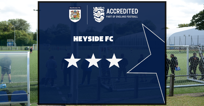 Manchester_FA's tweet photo. As part of @EnglandFootball Accredited we highlight our accredited clubs on #AccreditationFriday ⭐

Congratulations to @HeysideFootball, @ChaddertonFC, Manchester Girls FC, @MancunianUnity and @RoytonCCFC 👏