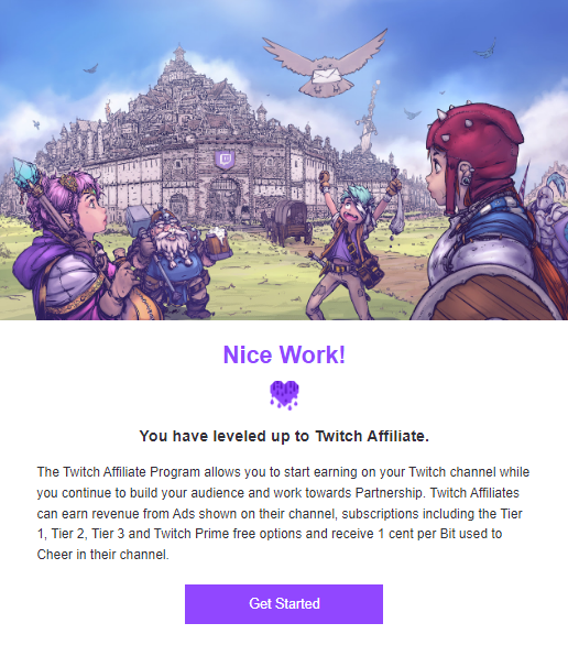 Woke up to a lovely update! WE IN THERE! 🥳🫶

Our hangout sessions earned us Affiliate status together! This is just one goal of many we'll conquer together, so get ready! 

Thank you for keeping me company thus far. It means the world to me. 💝

#channelupdate #twitchaffiliate