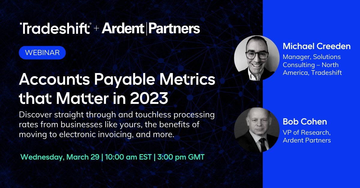 Thinking about moving to electronic invoicing? Discover its benefits at our webinar with <a href="/ardentpartners/">Ardent Partners</a>  on Wednesday, March 29! Register today: bit.ly/3J64dPz