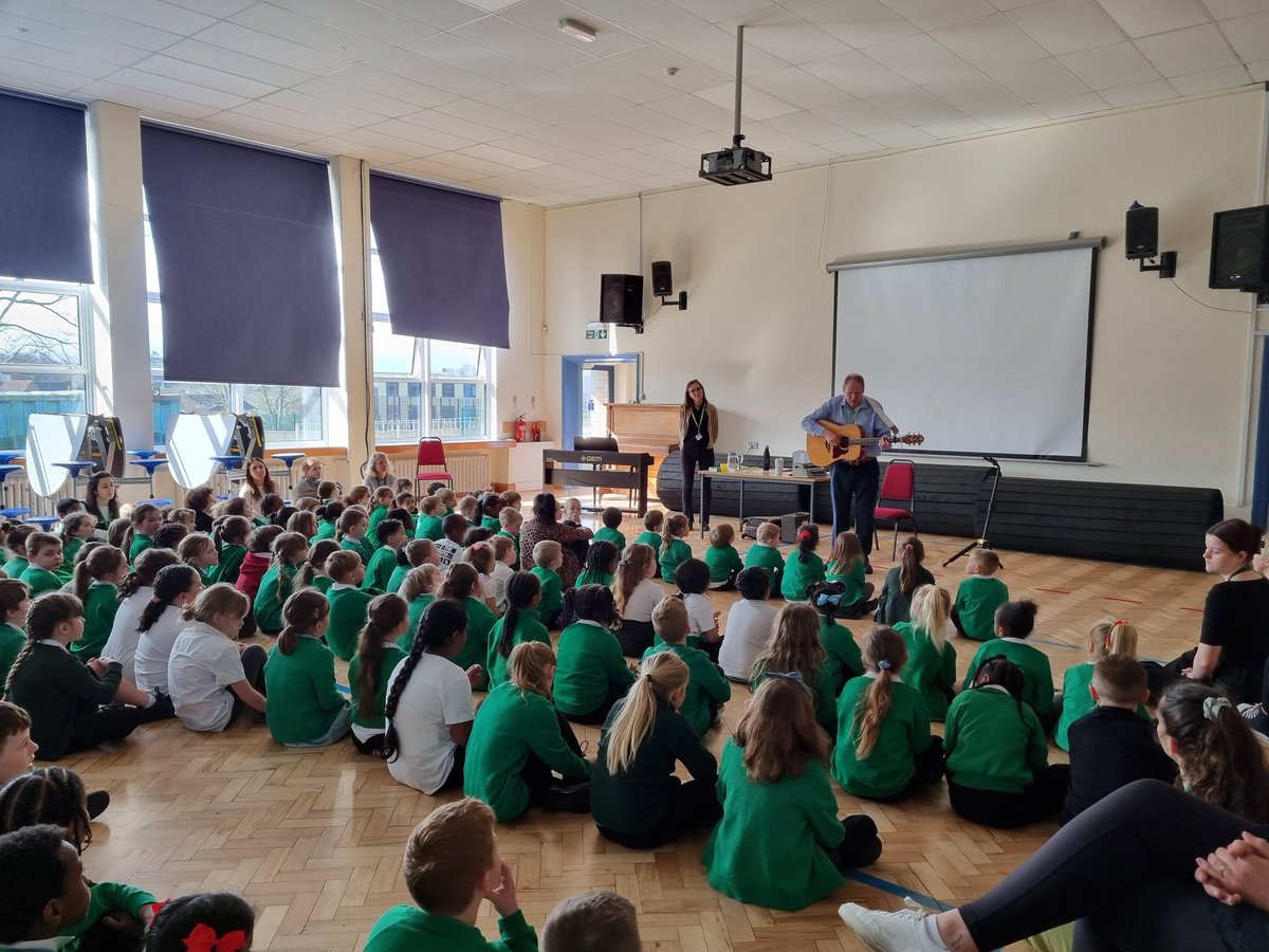 A huge thank you to <a href="/CarlMorganMusic/">Carl Morgan</a> for a truly inspiring day of composition workshops with our Year 6s and a brilliant assembly too. 

What a fantastic opportunity for our pupils which was kindly supported by PTFA. 

Look out for our newly composed school song!

<a href="/CST_Schools/">Cathedral Schools Trust</a>