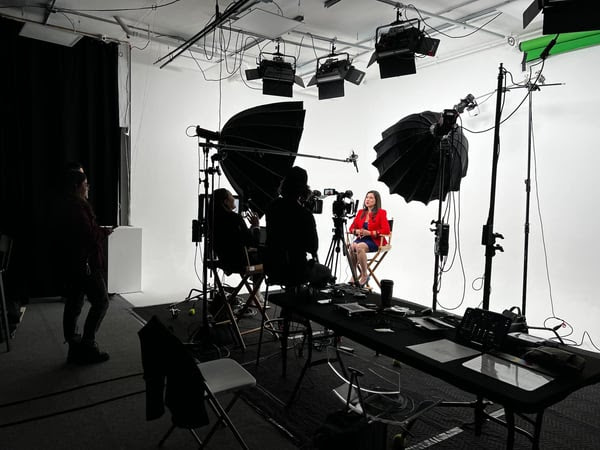 REVSTUDIOSD's tweet photo. Steven Murphy and @4thRowFilms flew all the way from New York to shoot at our studio last month. We’re always happy to work with production companies from out of town. #studio #photostudio #videoproduction #sandiegovideo #cycwall #lajolla #REVStudio https://t.co/9974cgFt8v