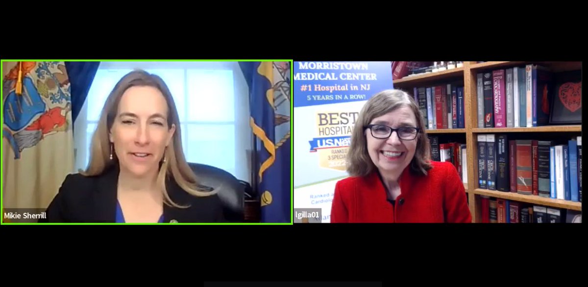 AtlanticHealth's tweet photo. Great discussion on women's heart health this morning with @RepSherrill and our own @LindaGillamMD. 

The first step to a healthier heart is understanding your risk for heart disease. Start by completing your heart health assessment today: https://t.co/iVjLVCac4H https://t.co/yKJFIiwabx