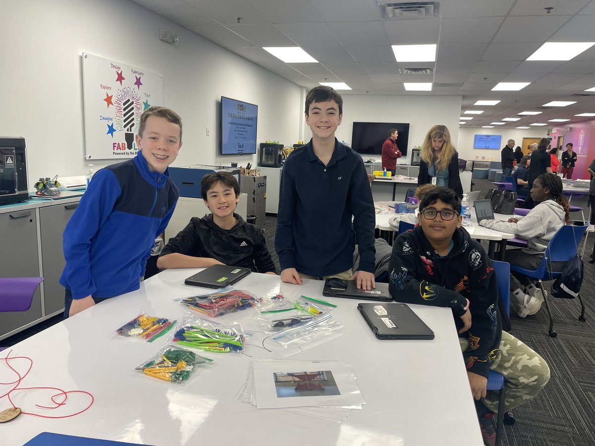 LauraPanettieri's tweet photo. We are having a great time representing SFE at the @BucksIUSTEAM K’Nex Design Challenge! https://t.co/pffZerm274