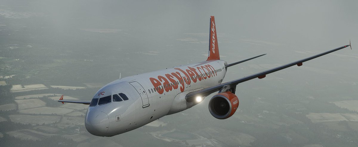 FlightSimHangar's tweet image. Easyjet Route: EGKK -&amp;gt; LIRN  (ERIK1B) - Makes a great approach with an overhead join due to the mountains on either side of RW24.

What's your most enjoyable approach/route? #microsoftflightsimulator #virtualflight