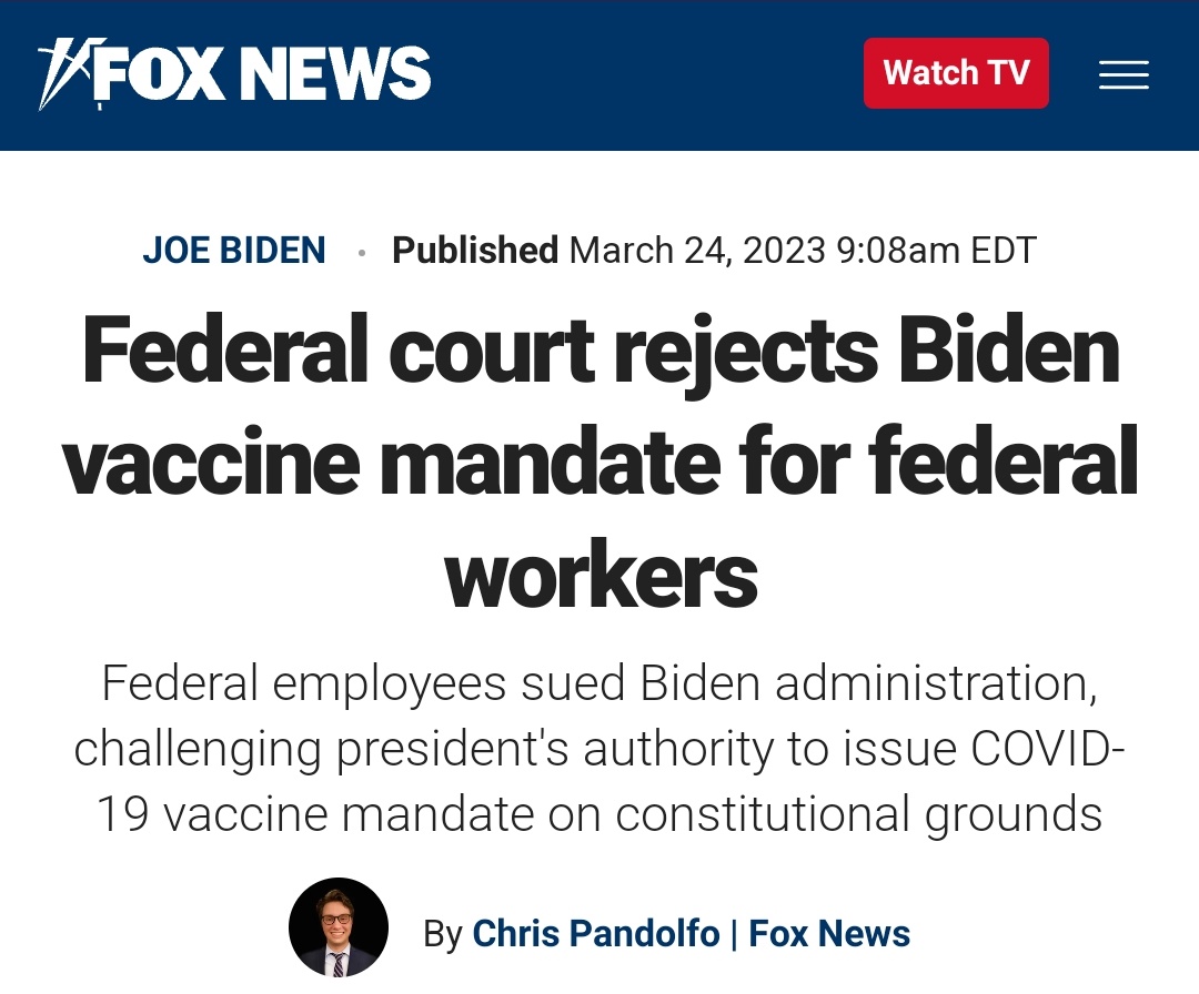 DrEliDavid's tweet image. The last nail in the coffin of vaccine mandates