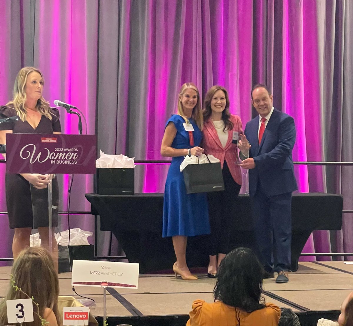 cshlaw's tweet photo. Congratulations to Jennifer Morris Jones who received a @TriangleBIZJrnl Women in Business Award yesterday! https://t.co/fankIL1K4d #community #corevalues https://t.co/8ZyvZ4UEAO