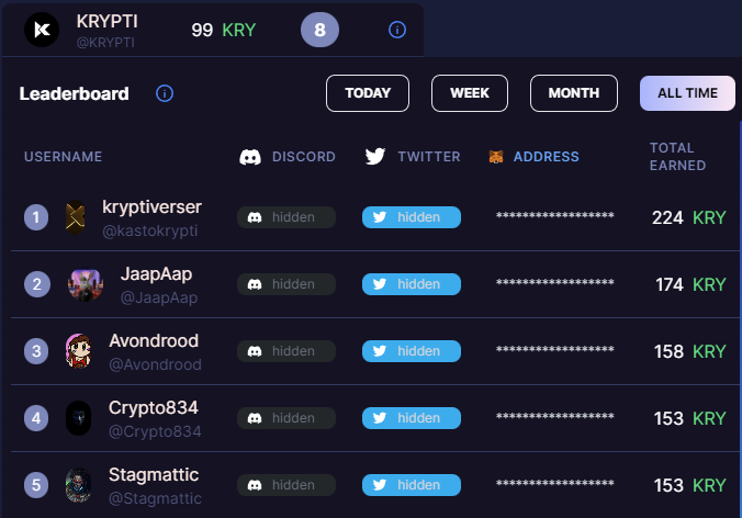 Kryptiverse's tweet image. $KRY stacking up with @xpandgg 👀