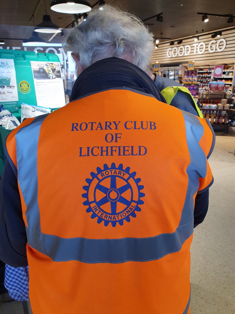 LichfieldRotary's tweet photo. Collecting for ShelterBox today and Saturday at the Co-op, Boley Park, Lichfield. Come and say hello if you are nearby. https://t.co/4IRIfQeJBd