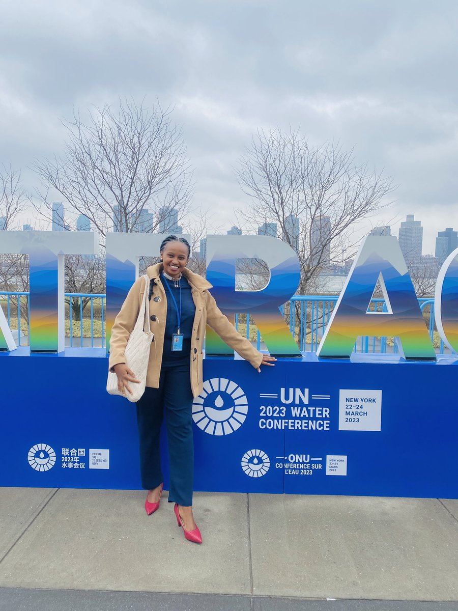 🇹🇿 Parliament Member @KivuyoLaurel is currently in New York representing us in the #UNWater2023Conference 

She will be on a panel to highlight how the Tanzanian Parliament is looking forward to engage #AfricaYouthPolicy revitalisation for Africa. 
@aypw_official @InternSecrWater
