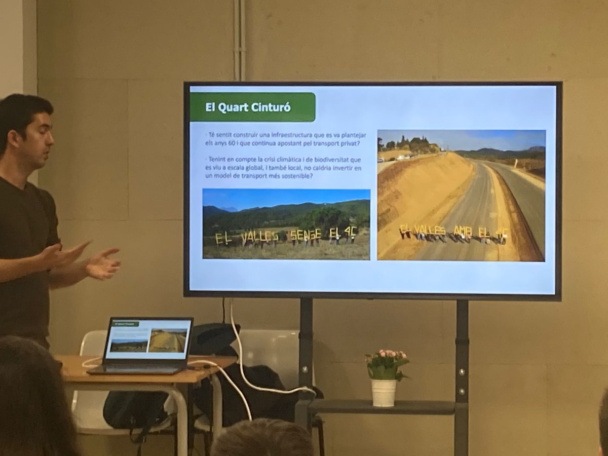 inscanoriac's tweet photo. Tret de sortida del pr. transversal de 1r #TRACEM. En Gerard Codina d’@Adenc1982 ens ha explicat quins espais verds tenim, la biodiversitat del #Rodal i com dos projectes amenacen: la fragmentació, la reducció del corredor verd i la gestió de l'aigua. #stopsurfcity #noal4tcinturó https://t.co/MdoXaalWCc