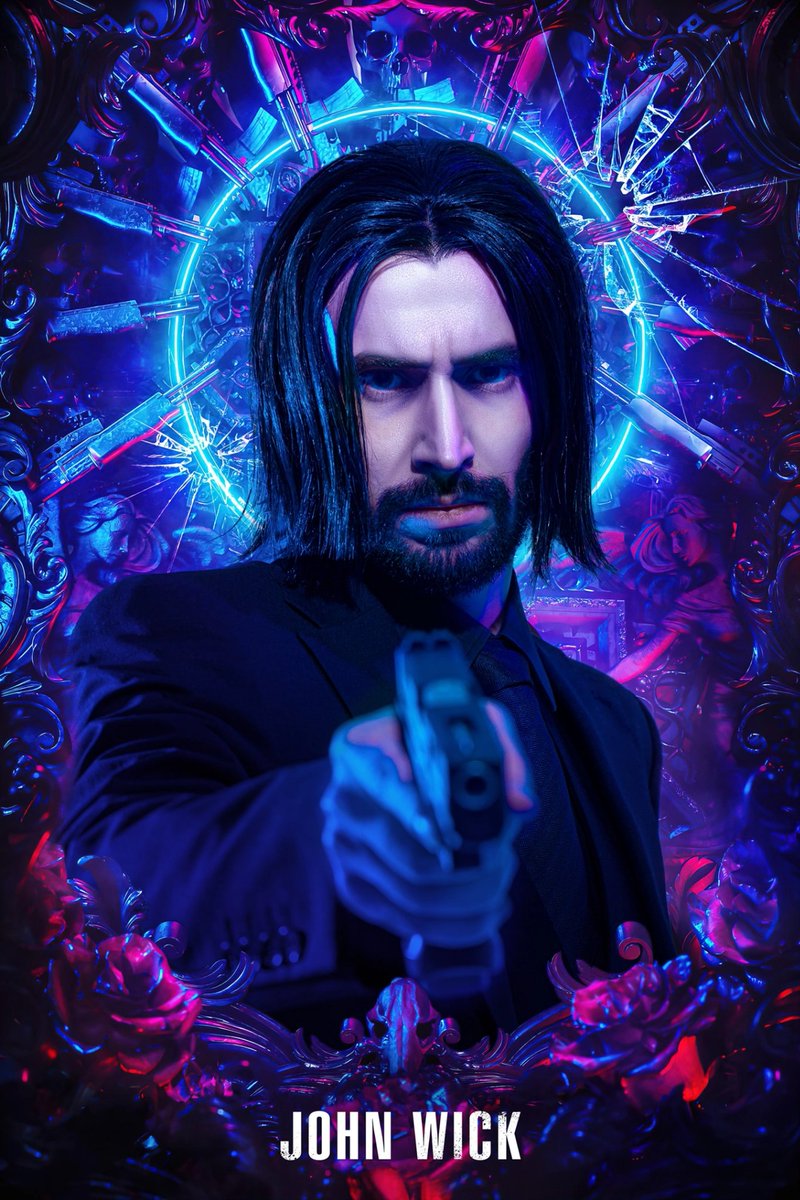 Happy Premier day John Wick fans! Let's celebrate with poster style photos) Will share more later. Ph: @Server_Podivan Mua: enefer_mua #JohnWick #johnwick4