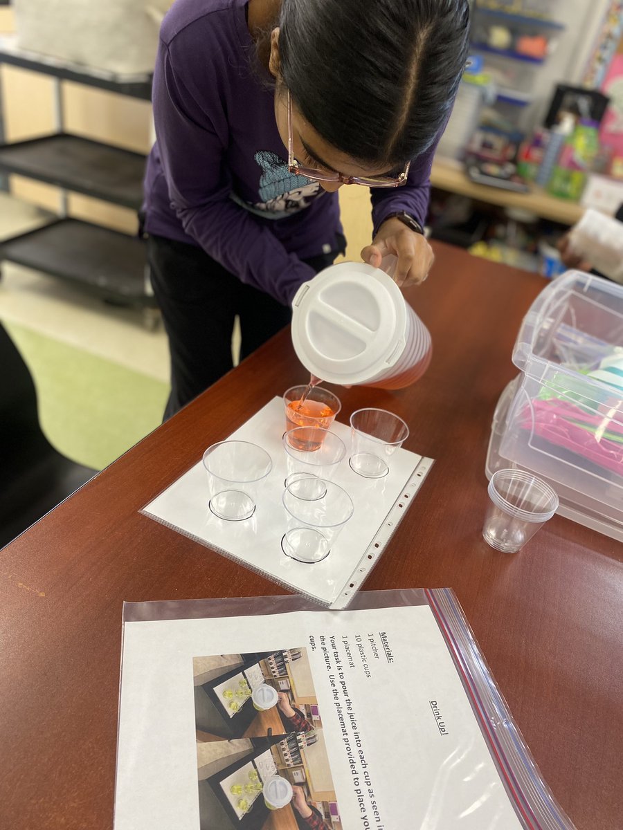 Brasil_E123's tweet photo. Drink up!! J using very steady hands!! We are hard at work completing tasks for #HCDSBskills Competition @HCDSB_StFrancis @HCDSBPathways https://t.co/ll5GsP7it5