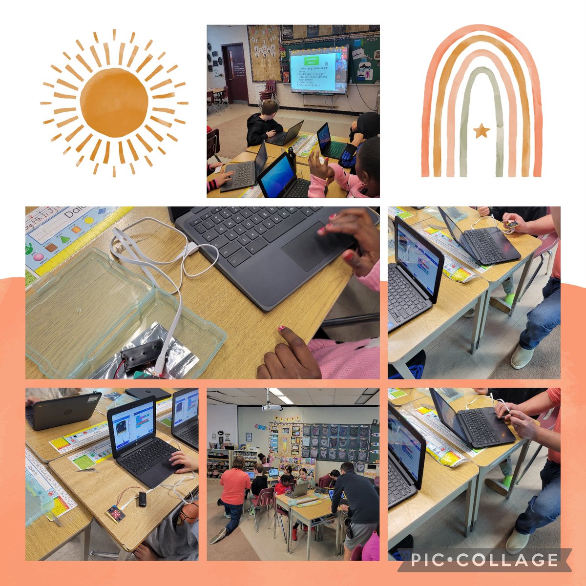 A great morning spent coding microbits with <a href="/Henderson2485/">Mr. Henderson</a> <a href="/dtangred/">Derek Tangredi</a> <a href="/MandyCleland1/">Mandy Cleland</a> these 3s were so engaged! Loved seeing their finished codes in action and their faces light up along with their microbits! STEM <a href="/AshleyOaksPS/">Ashley Oaks PS</a>