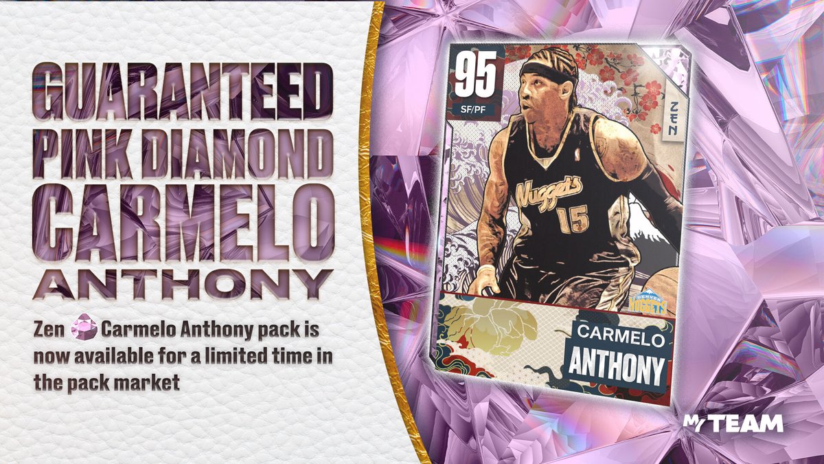 Guaranteed Pink Diamond Carmelo Anthony in the pack market🙏