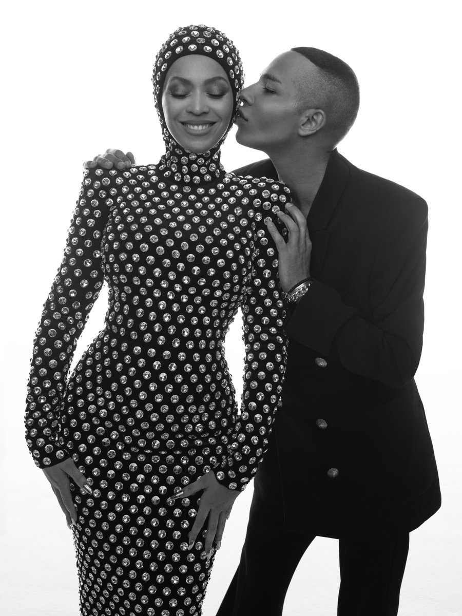 “Olivier is a dream collaborator. All that he has done as a Black designer in breaking down and opening doors has been inspiring. I always knew one day I would work with him on a collection. I am so proud of what we created together.” —<a href="/Beyonce/">BEYONCÉ</a> 

#RENAISSANCECOUTURE