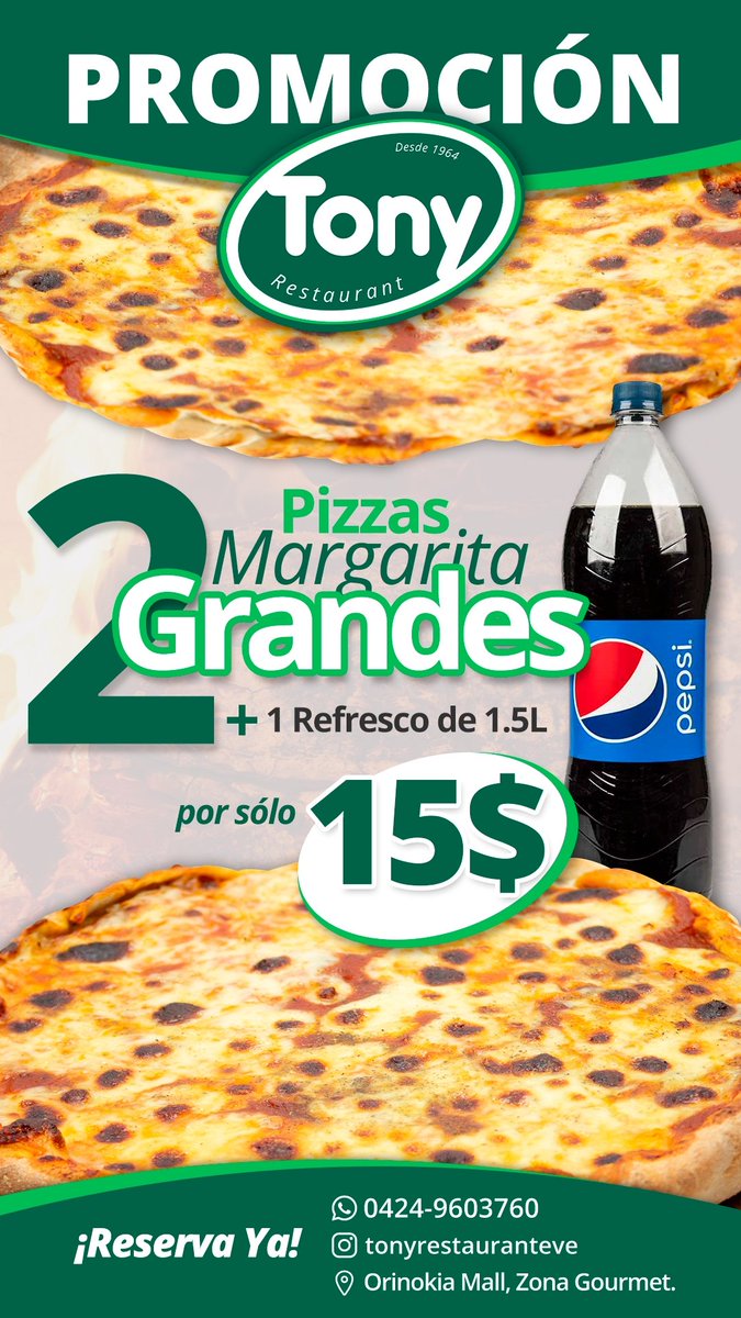 ¡Feliz inicio de semana #TonyLovers! Promos especiales para disfrutar en casa, en el trabajo o simplemente #NosVemosEnTony