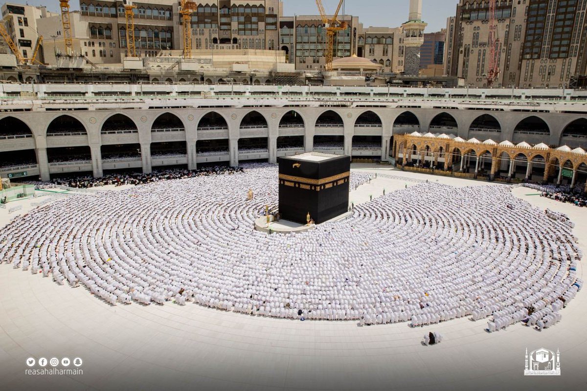 HaramainInfo's tweet photo. Beautiful pictures from Masjid Al Haram today https://t.co/cf7lKbO68f