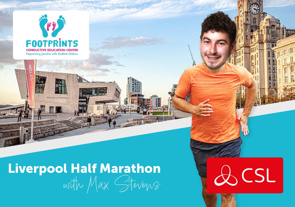 CSLGroupLtd's tweet image. This Sunday, our Key Accounts Manager, Max Stevens, will be running the Liverpool Half Marathon in aid of @footprintscec 💪 Max is kicking off the first of many challenges! Click here to view our upcoming challenges &amp;amp; donate: bit.ly/3JxumFJ