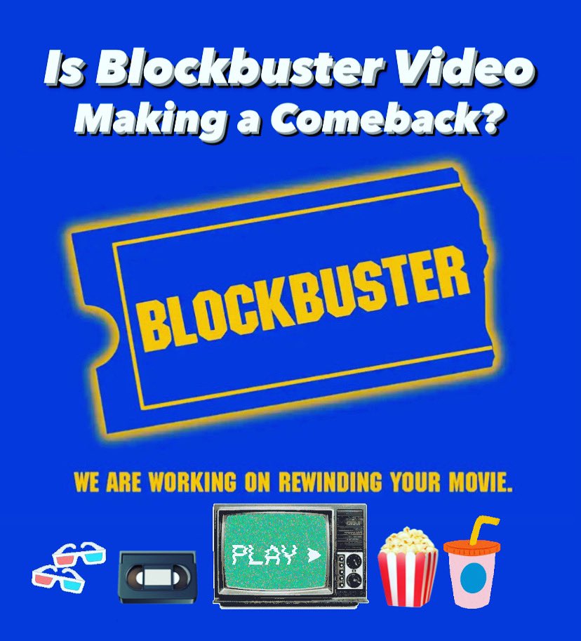 80sThen80sNow's tweet image. If You Head Over to Blockbuster’s Official Site, You’ll Notice in Giant Letters “Be Kind While We Rewind.”

As of This Writing There Has Been No Official Word By Dish Network (Who Owns the Blockbuster Brand) on What it Plans to Do With it.  

#BlockbusterVideo #Movies #VCR #VHS