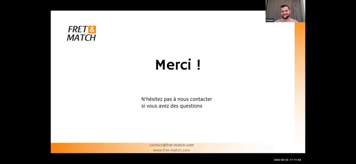 🗣️Notre co-fondateur Antoine Guillet présentait hier Fret&amp;Match devant le public et le panel d’experts de <a href="/seedlegals_fr/">SeedLegals France</a> X Incubateur HEC Paris

L’occasion d’une présentation détaillée de notre startup et des opportunités qu’elle offre

Ensemble, dessinons le futur du transport !