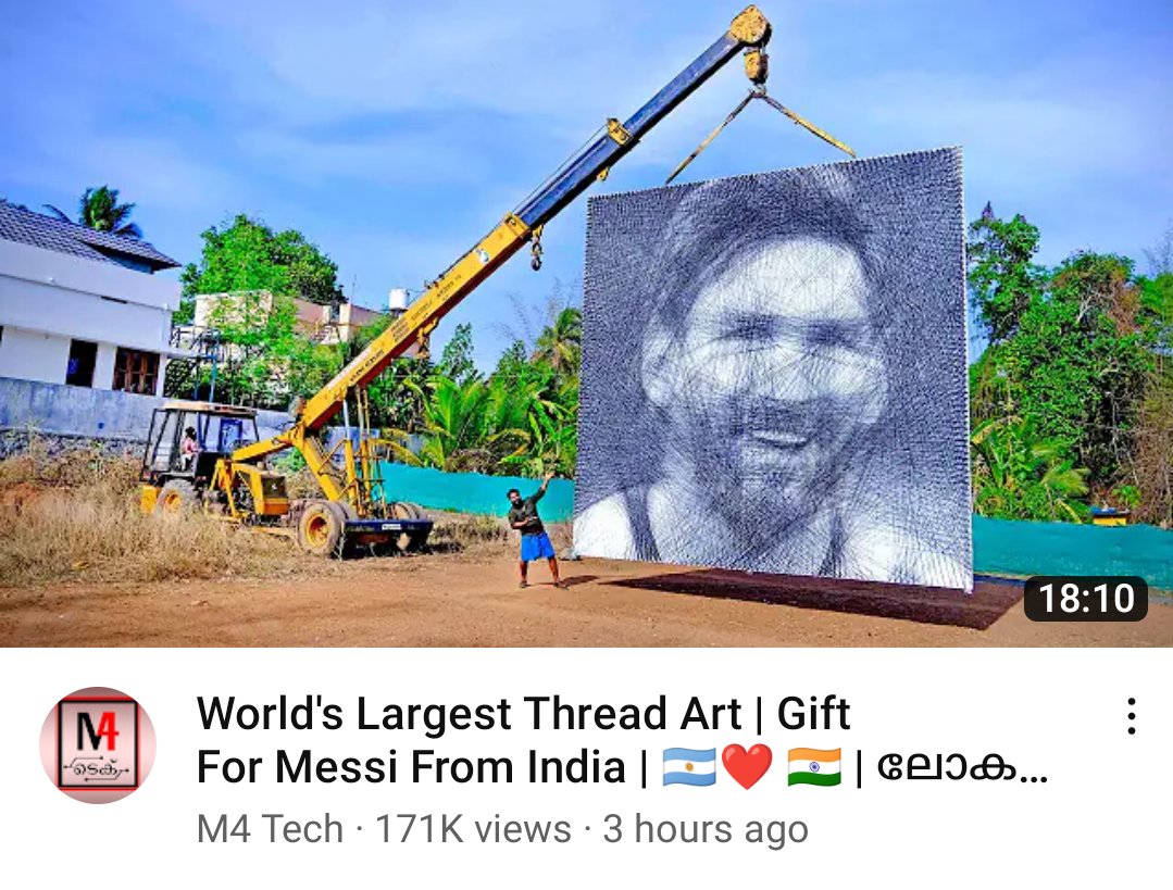 SarathK99220384's tweet photo. Tribute to world champions by an Indian YouTuber from Kerala #m4tech.
@TeamMessi
@AlbicelesteTalk
@FCBarcelona
@barcacentre
@WeAreMessi
@goaleg @Cristiano #Messi𓃵 #Messi
#goat #Leo
#กราดยิงเพชรบุรี https://t.co/IUpjoPC2XF https://t.co/tSoCMQb4Og