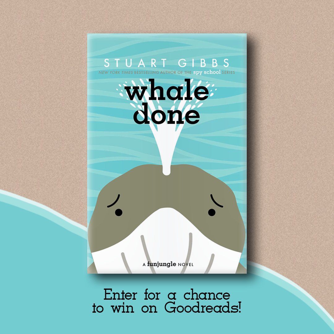 SimonKIDS's tweet photo. You can get a finished copy of #WhaleDone by @AuthorStuGibbs, the New York Times bestselling author
of the #FunJungle series! Head over to @Goodreads and enter our giveaway! LINK:
https://t.co/A5db9yYdnX. https://t.co/TSL8oUd9ay