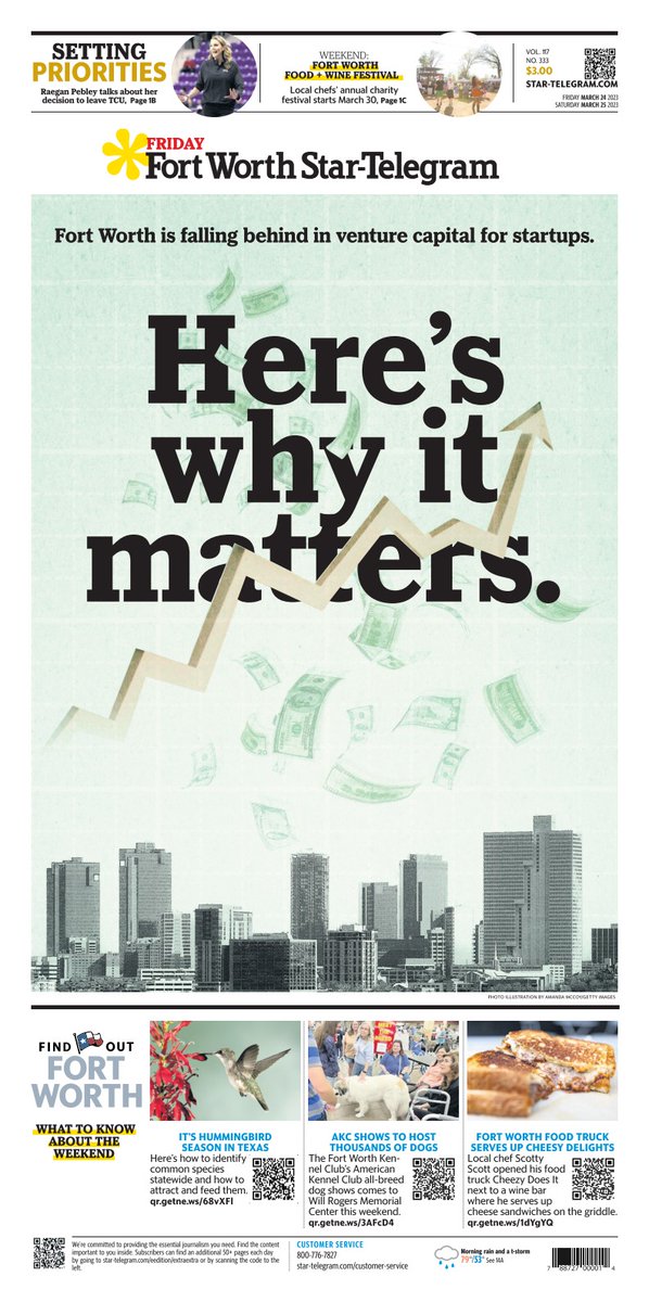 Check out the reimagined Star-Telegram, read the full story from <a href="/JennyRudolph7/">Jenny Rudolph</a>, and support local journalists with a subscription: star-telegram.com/customer-servi…