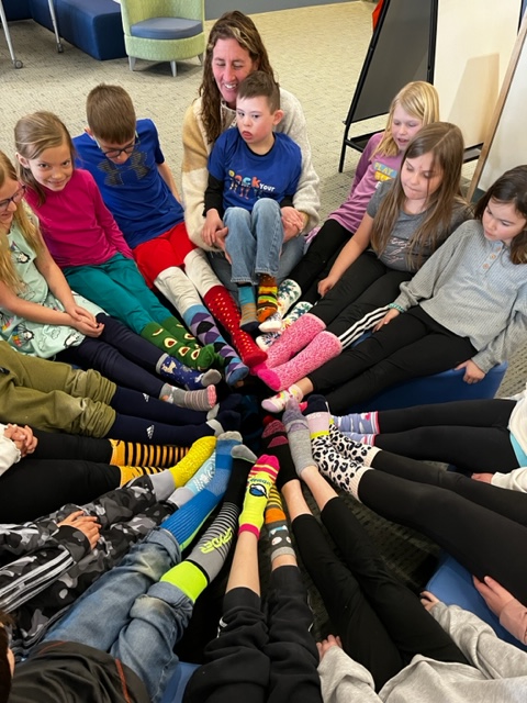 zeelandschools's tweet photo. This past week was World Down Syndrome Day, and many ZPS students and staff celebrated by rocking their socks! The purpose of World Down Syndrome Day is to advocate for the rights, inclusion, and well-being of all people with Down syndrome. #ZPSLearningforLife https://t.co/1aZyunLU9T